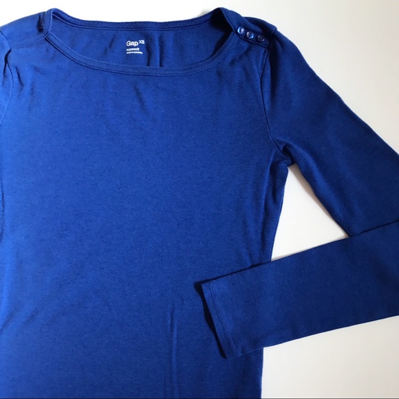 Gap Supersoft Royal Blue Shirt - Picture 3 of 5